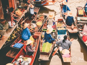 Provincia-di-yasothon-Mercato-galleggiante